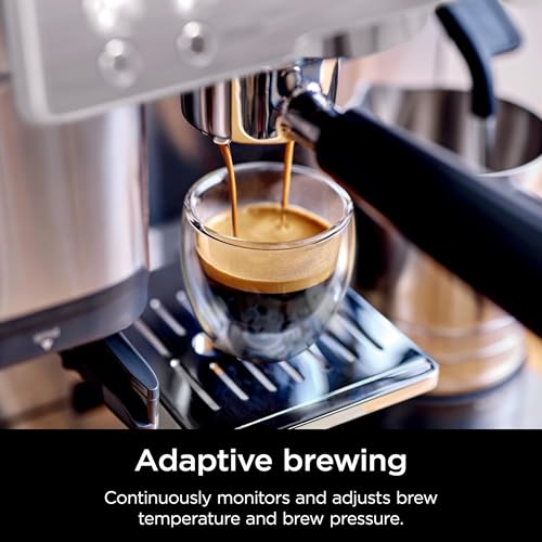 Ninja | Espresso Machine and Drip Coffee Maker| Luxe Café Premier Series | Integrated Coffee Grinder, Milk Frother