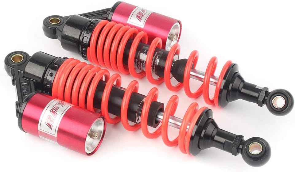 Newsmarts 2pcs Adjustable 320mm Motorbike Air Shock Absorbers Universal Fit for Honda Suzuki Yamaha Kawasaki ATV Go Kart Quad Dirt Sport Bikes Pack