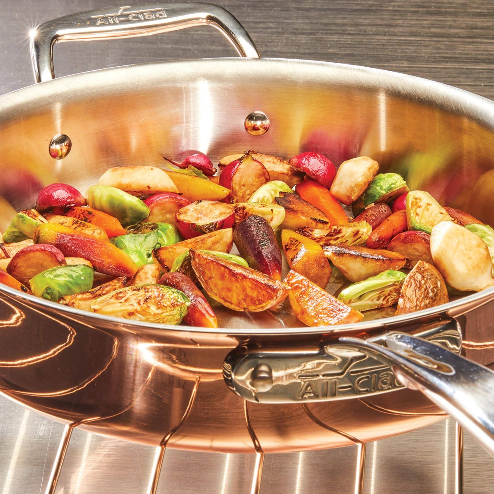 All-Clad C4 5 Piece Copper Cookware Set