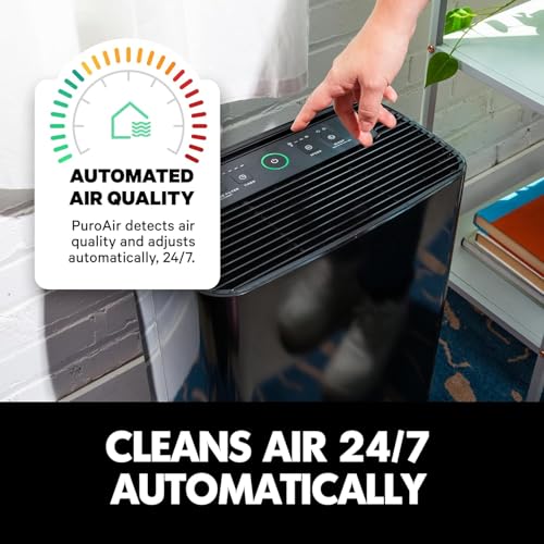 PuroAir 240 HEPA Air Purifiers for Home Large Rooms - Covers Up To 1,000 Sq Ft - Filters Up To 99.9% of Pollutants, Smoke, Pollen, Dust
