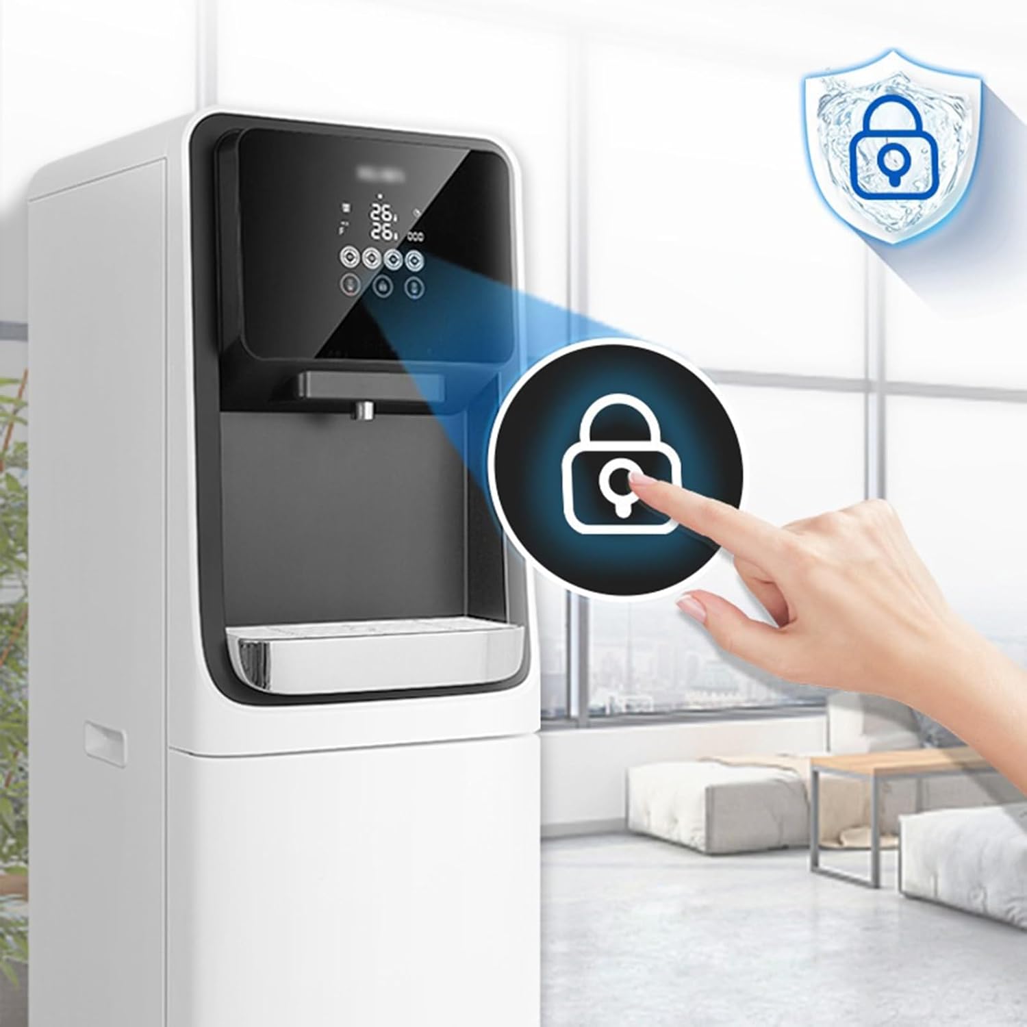 Water Dispenser Water Purifier Direct Water Dispenser Household and Commercial Integrated Water Purifier Reverse Osmosis Filtration and Heating Water