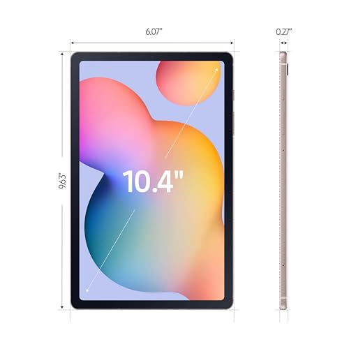 Samsung Galaxy Tab S6 Lite (2024) 10.4" 64GB WiFi Android Student Tablet, S Pen for Note-Taking, Gaming Ready, Long Battery Life, Expandable Storage