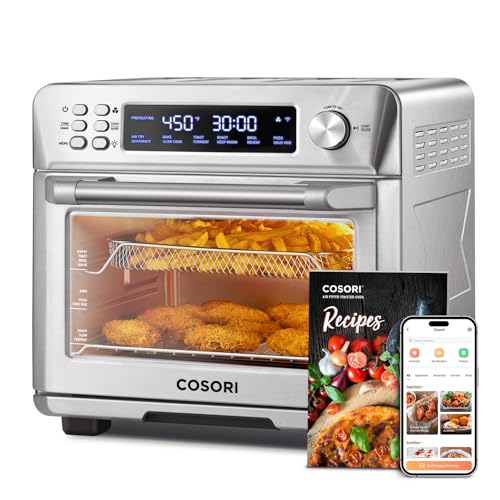 COSORI Smart 12-in-1 Air Fryer Toaster Oven Combo, Airfryer Convection Oven Countertop, Bake, Roast, Reheat, Broiler, Dehydrate