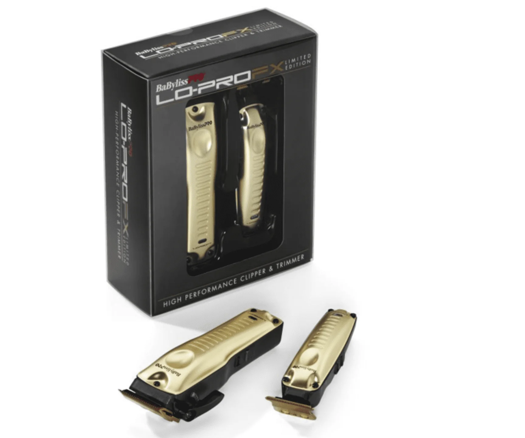 BaByliss LO-PRO FX Gold Clipper & Trimmer Combo Limited Edition