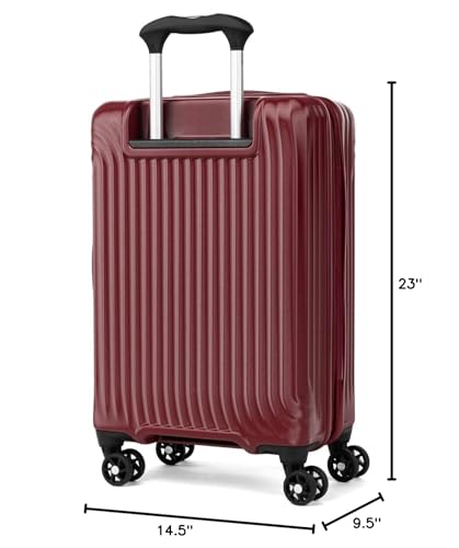 Travelpro Maxlite Air Hardside Expandable Carry on Luggage, 8 Spinner Wheels, Lightweight Hard Shell Polycarbonate Suitcase, Shadow Grey
