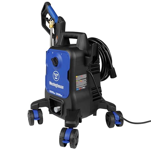 Westinghouse ePX3050 Electric Pressure Washer, 2100 Max PSI 1.76 Max GPM with Foam Cannon, for Cars/Fences/Driveways/Home/Patios