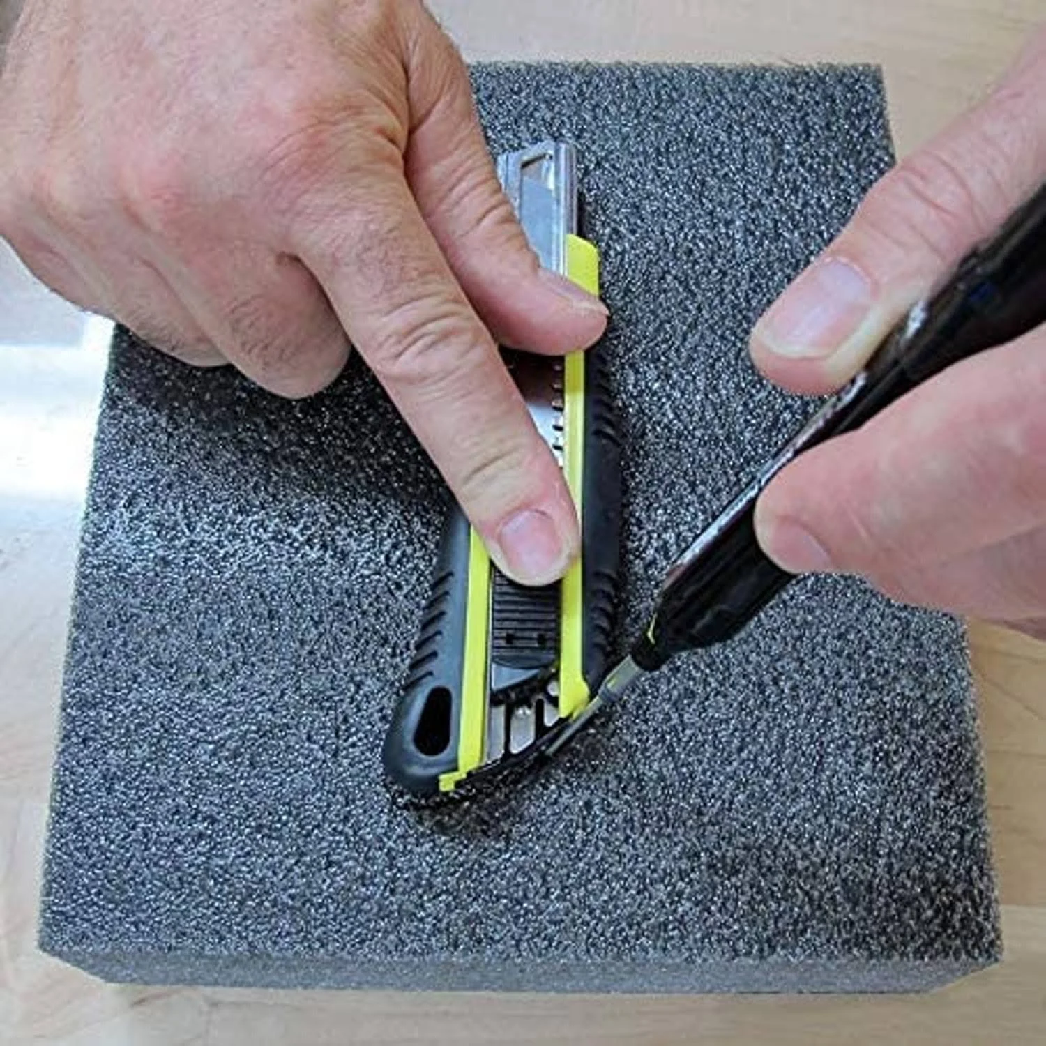 FastCap Kaizen Tool Drawer Organizer Customizing 57mm Foam Sheet, Black (2 Pack)