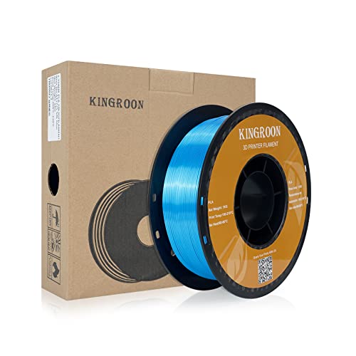 Kingroon Silk PLA Bundle 3D Printer Filament, Dimensional Accuracy +/- 0.03 mm, 10 kg Spool(22lbs)
