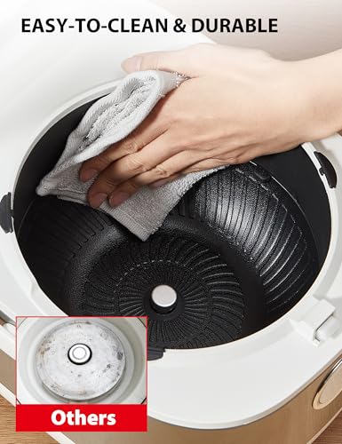 TOSHIBA Induction Heating Rice Cooker - Low Carb, Low Sugar, Digital Steamer, 5.5 Cups (Uncooked), 8 Cooking Functions, 24H Timer & Auto Keep Warm