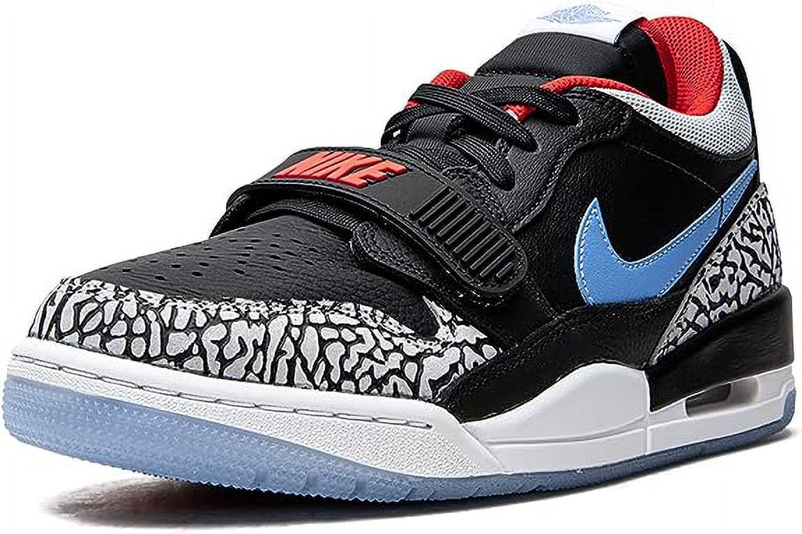Men's Air Jordan Legacy 312 Low Black/Wolf Grey-Valor Blue (CD7069 004) - 8