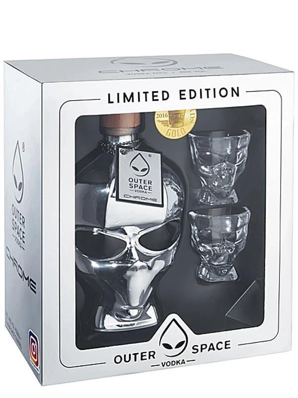Outerspace Chrome Vodka Limited Edition Gift Set - Nestor Liquor