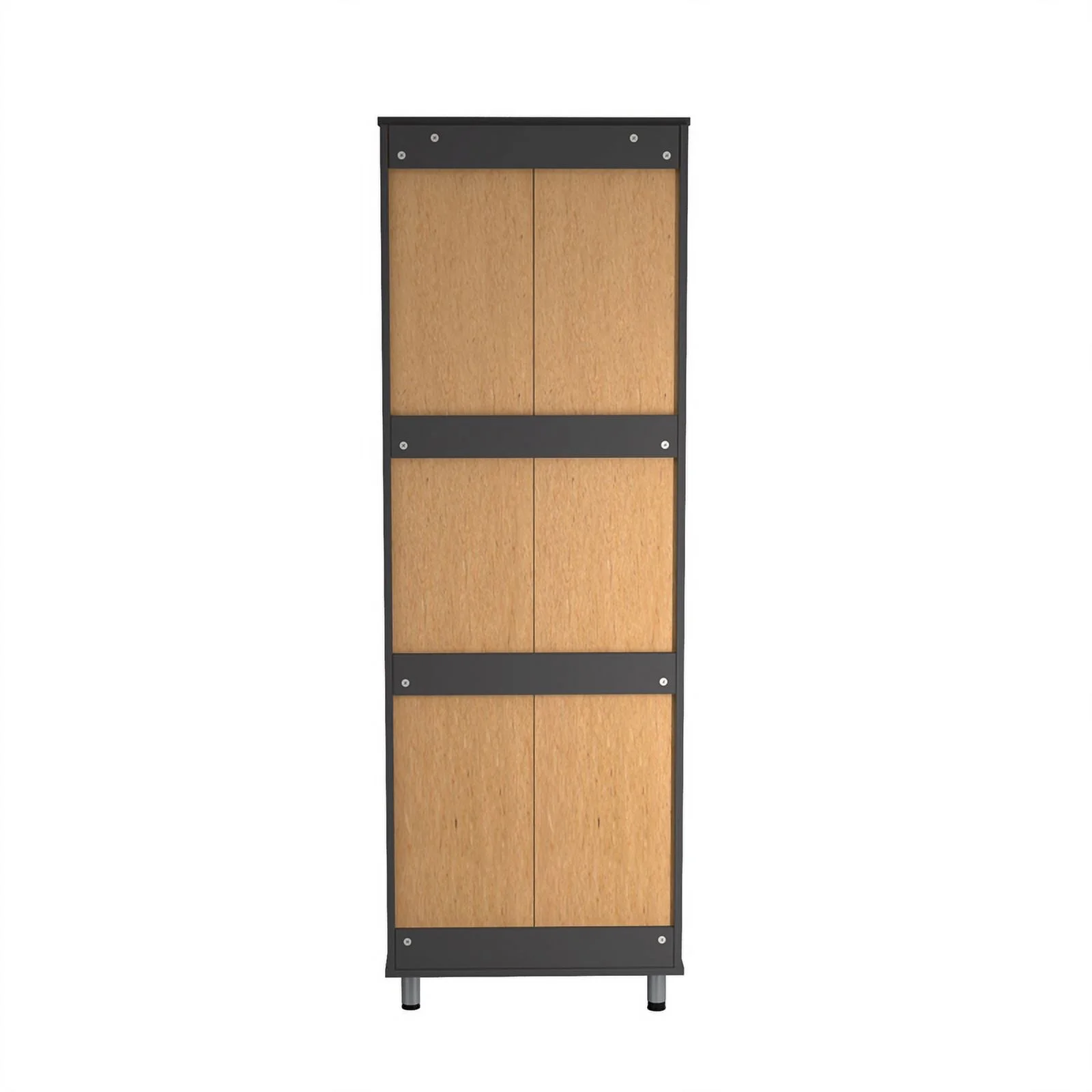 Pemberly Row 2-Door Engineered Wood Storage Garage Cabinet in Taupe