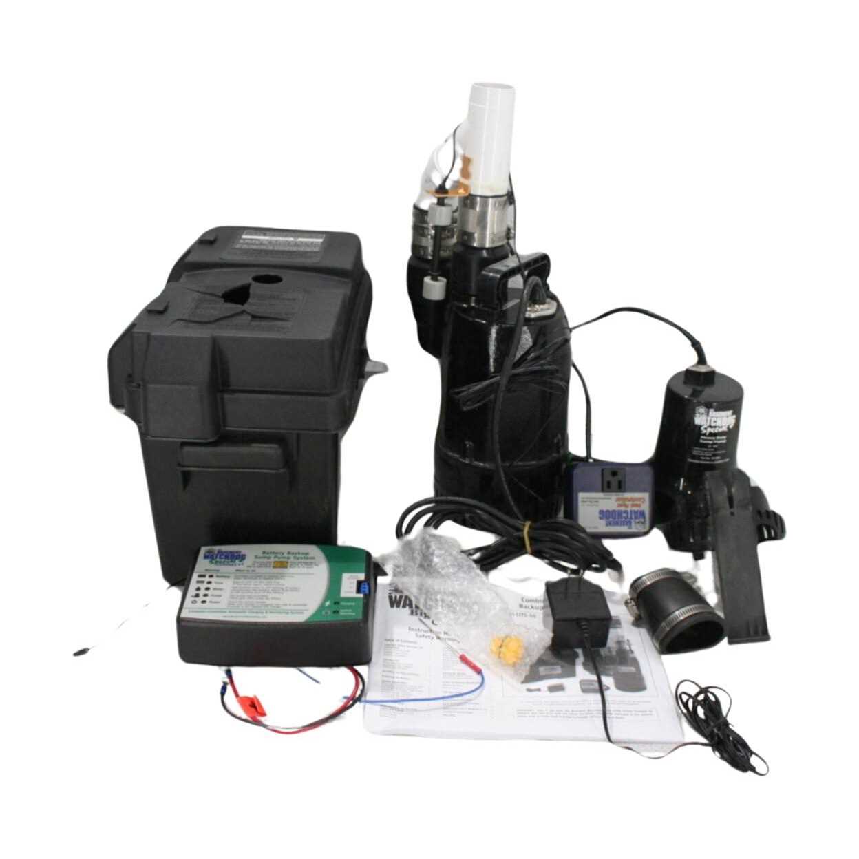 Basement Watchdog Big Combo Connect 1/2 HP Combination Primary &amp; Backup Sump Pump System - Shop Hardware Tools Online Store
