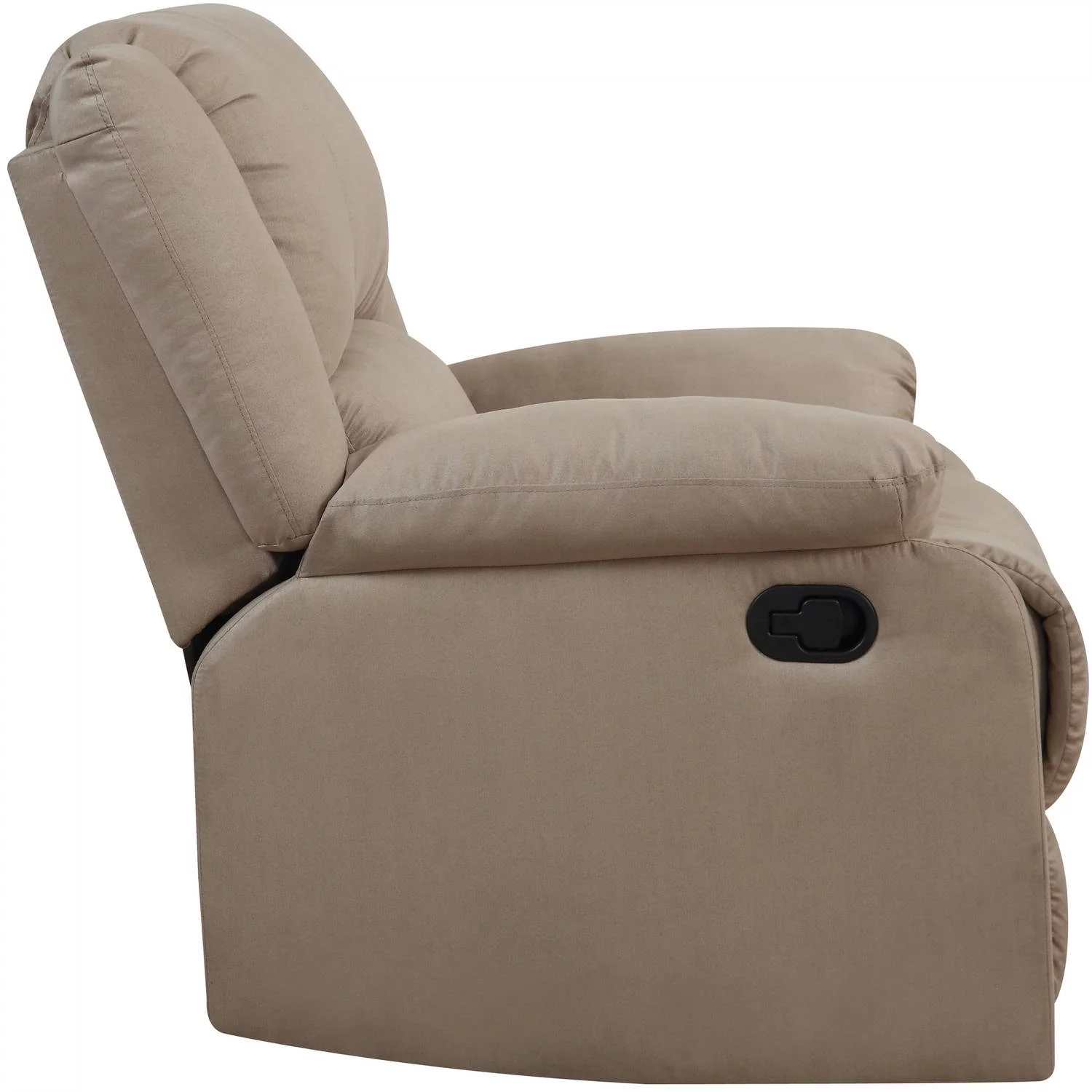 Relax-a-Lounger Warren Standard Push Back Recliner, Beige Microfiber