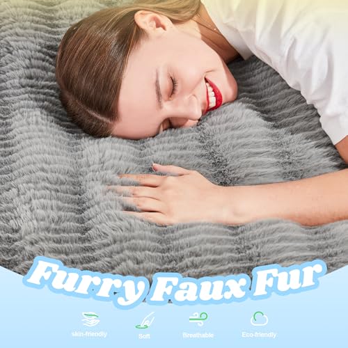 Hobestluk 3 in 1 Bean Bag Chair Giant Bean Bag Chairs Convertible Bean Bag Floor Cushion with Machine Washable Cover