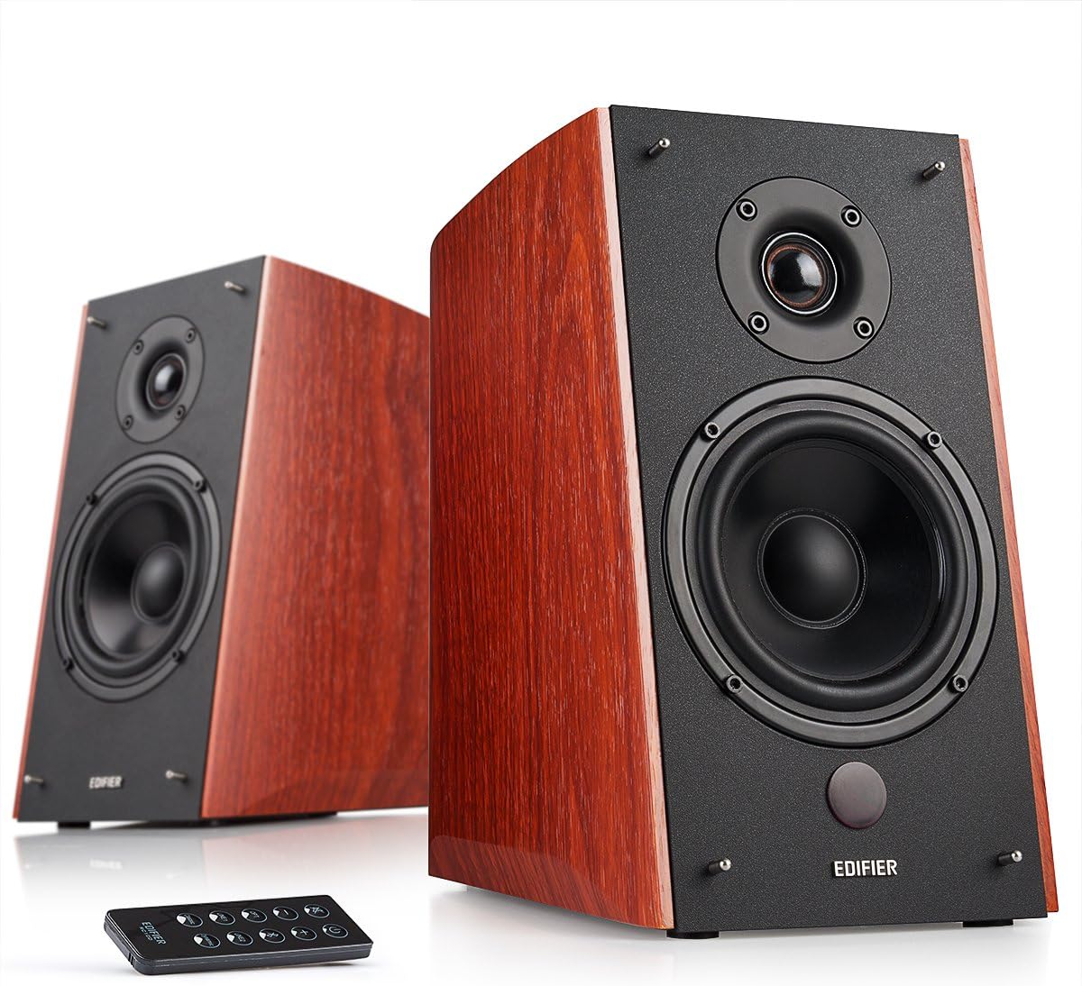 Edifier R2000DB Powered Bluetooth Bookshelf Speakers - Near-Field Studio Monitors - Optical Input - 120 Watts RMS - Black