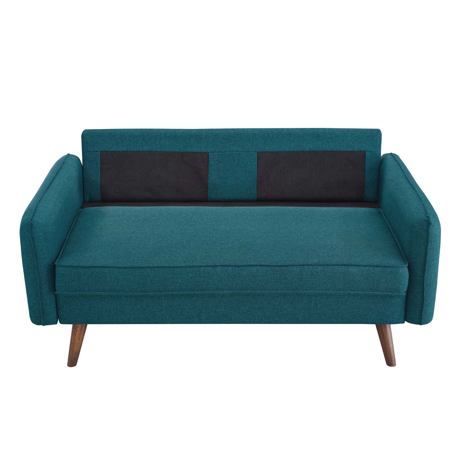 Modway Revive Upholstered Fabric Loveseat in Teal