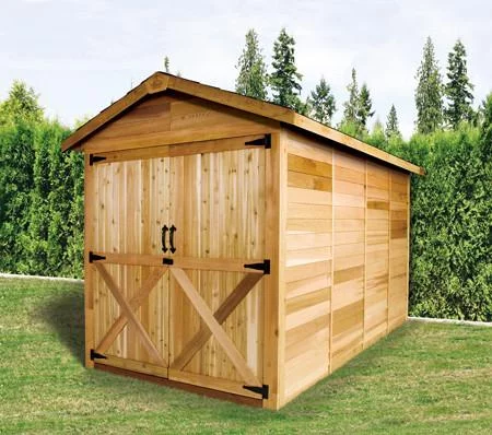 Cedarshed Rancher Storage Shed in 10 Sizes - Curated Treasures Market