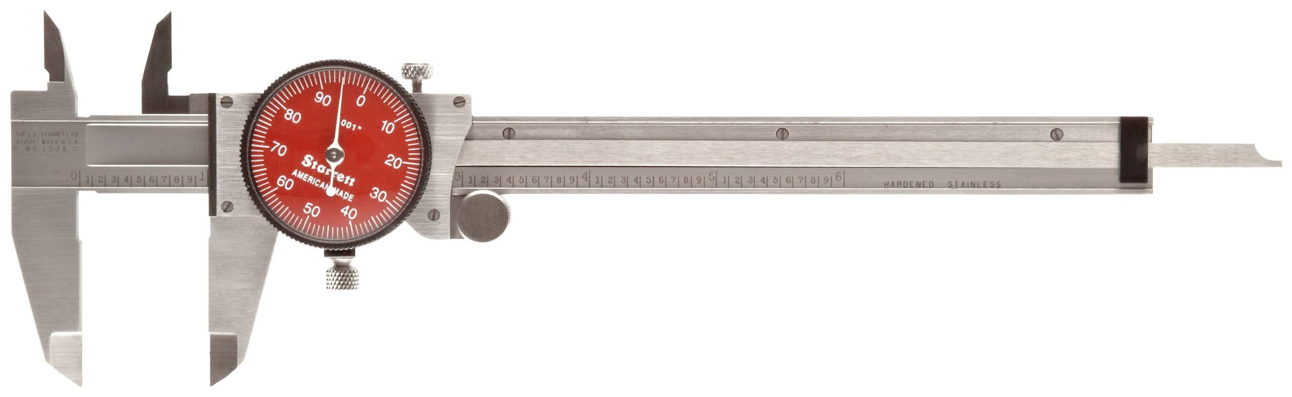 Starrett R120A-6 Red Dial Caliper
