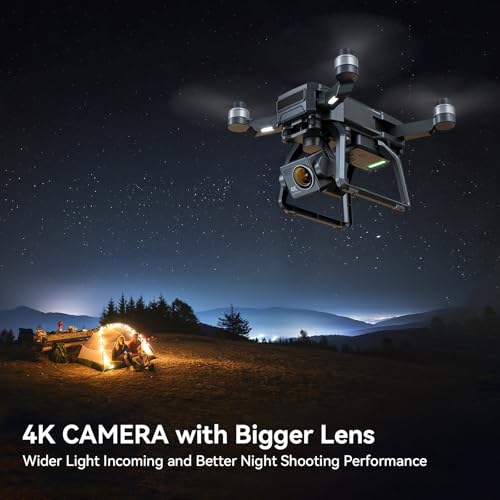 Bwine F7GIM Pro Drone with 6K UHD Camera and 3-Axis Brushless Gimbal, GPS Smart Control for Adults and Beginner, Plus 70Mins Flight Time