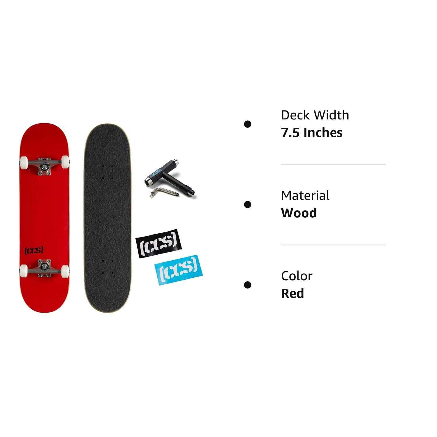 [CCS] Logo Skateboard Complete Maple Wood Professional Grade - Sports Supplies Online Store