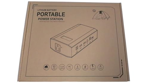 Portable Power Bank with AC Outlet 65W 110V External Battery Pack