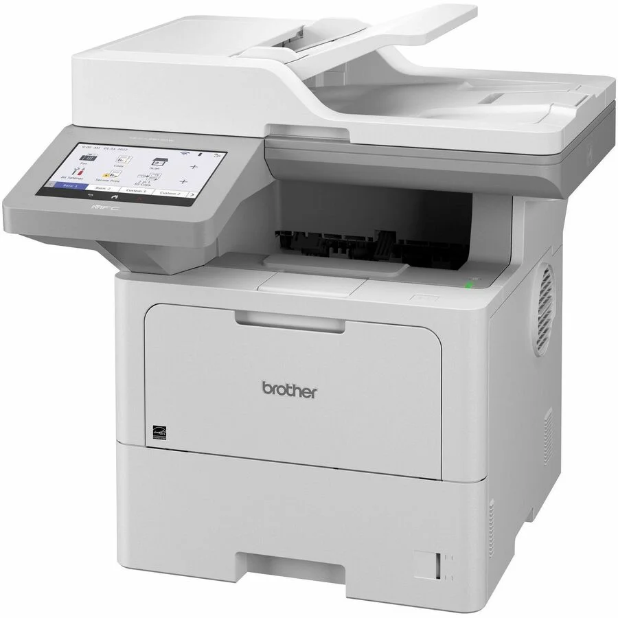 Brother MFC-L6915DW Wireless Laser Multifunction Printer - Monochrome - Copier/Fax/Printer/Scanner - 52 ppm Mono Print - 1200 x 1200 dpi Print