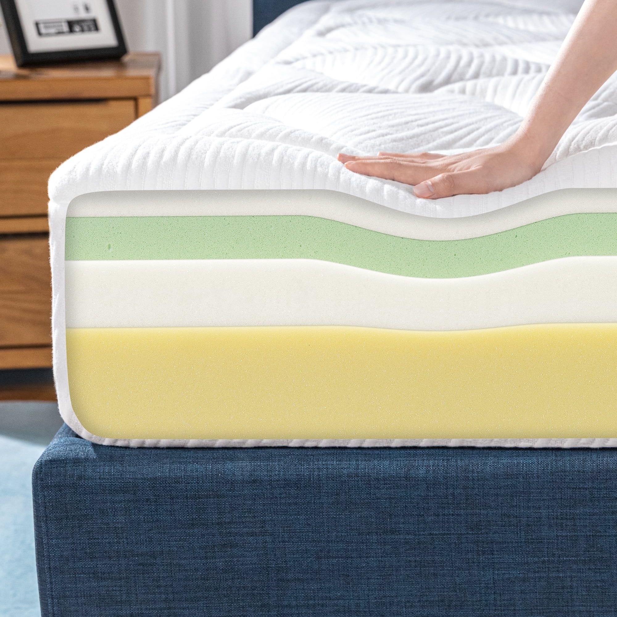 Zinus 8 Cloud Memory Foam Mattress Pressure Relieving / Bed-in-a-Box Twin