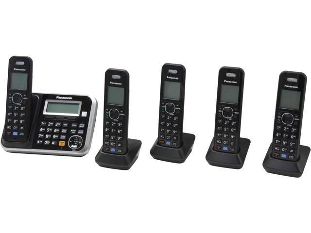 Panasonic Kx-tg6845b Dect 6.0 Plus Expandable Digital Cordless Answering System