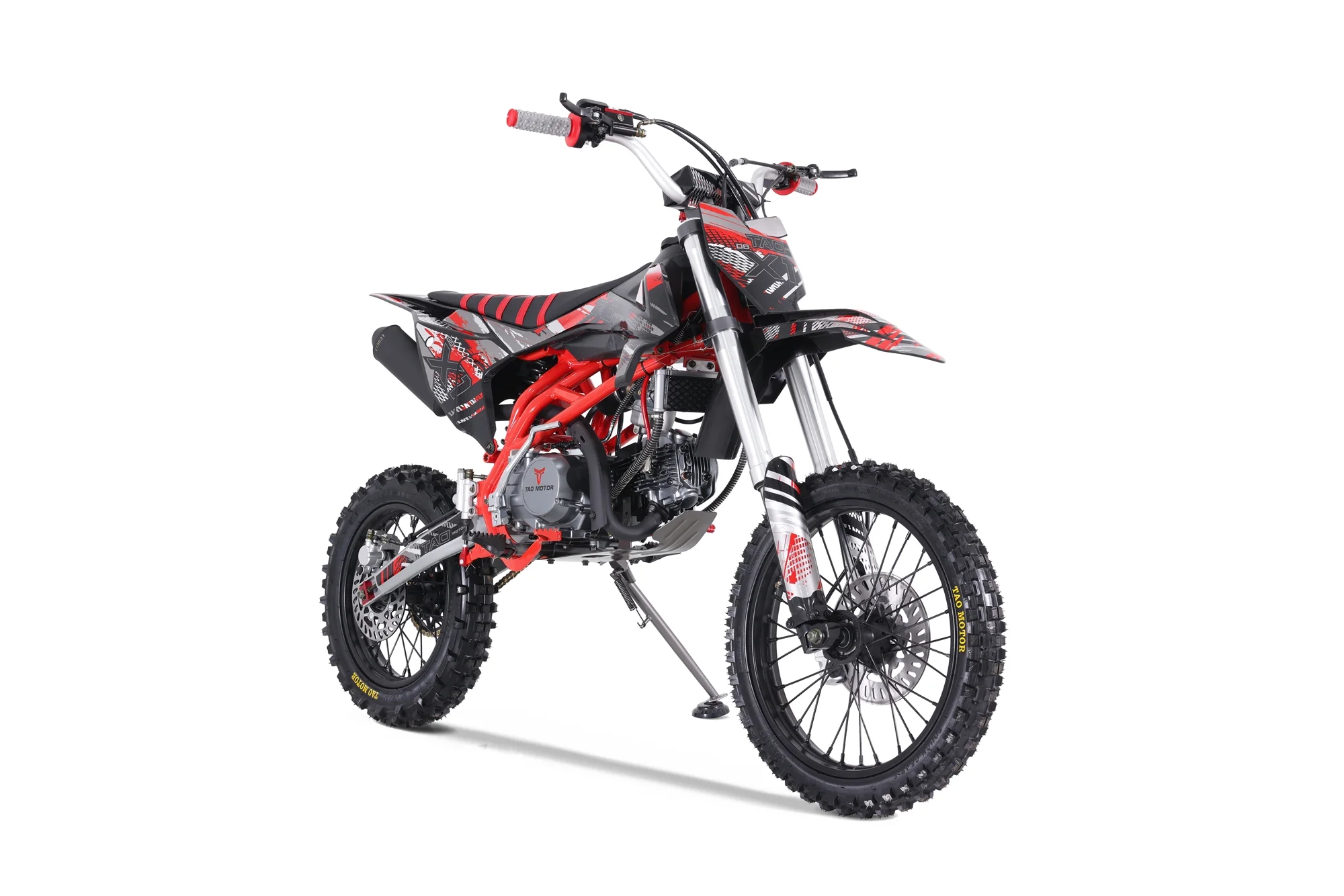 TAO MOTOR 140cc DBX1 Dirt Bike Air Cooled, 4-Stroke Engine Kick Start 17inch Front Wheels 14inch Rear Wheels - Black - Radiant Selections