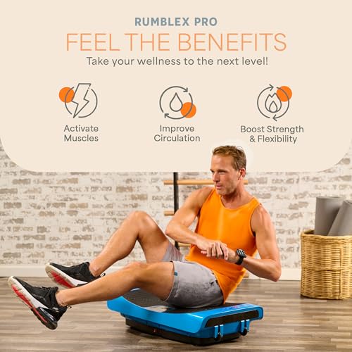 Lifepro Vibration Plate Machines – Full Body Workout, Recovery & Lymphatic Drainage with 4D Motion, Silent Operation, Joint Support