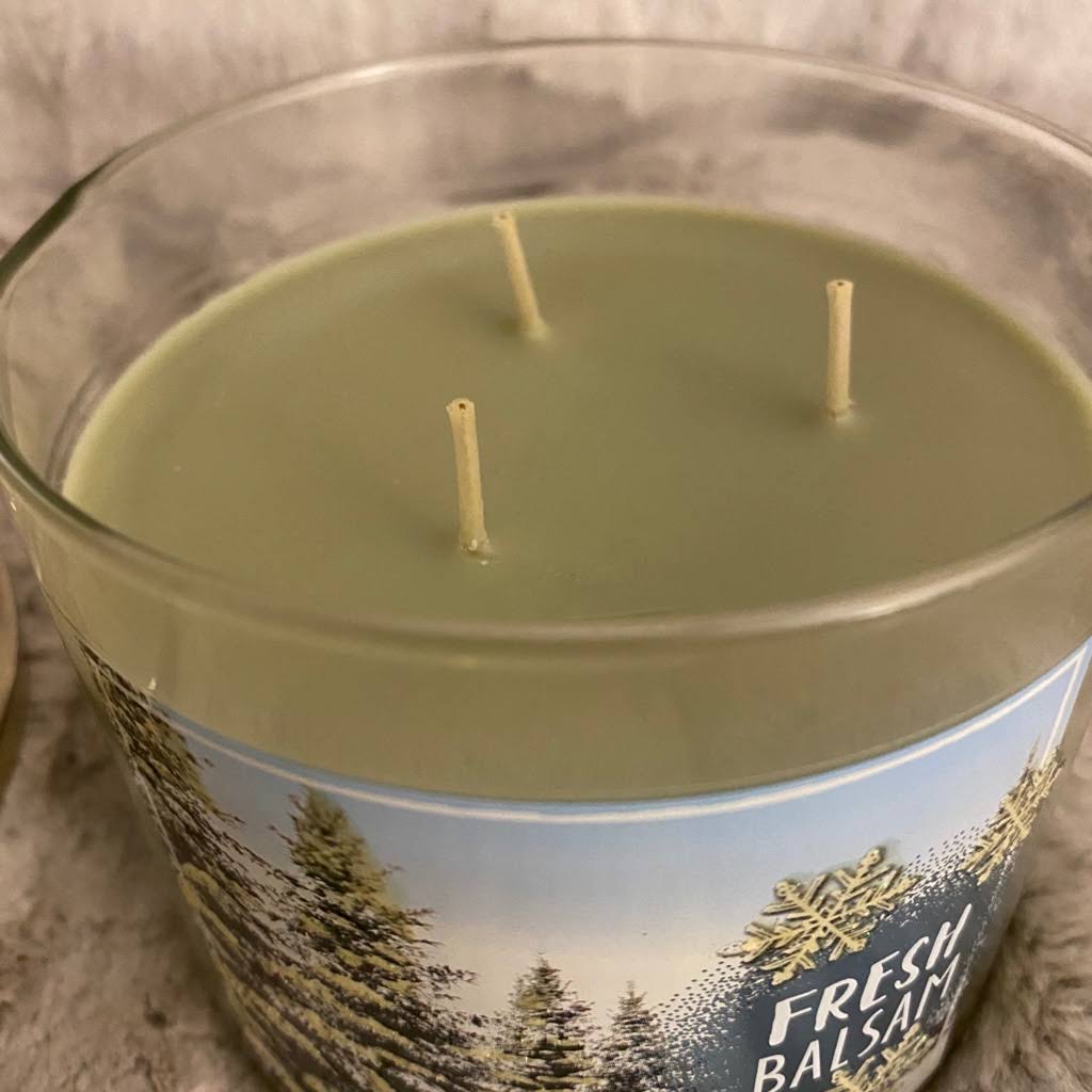 Bath u0026 Body Works Fresh Balsam 3-Wick Candle
