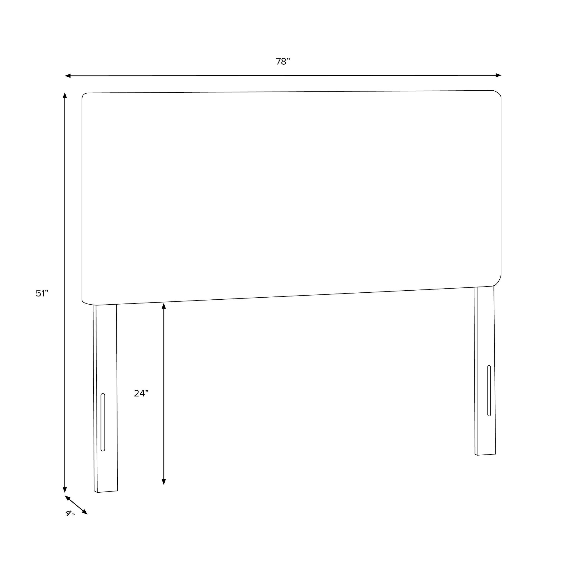 Five Button Headboard King Cobblestone Skyline Furniture