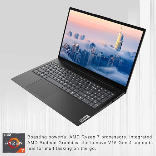 Lenovo V-Series V15 Business Laptop, 15.6" FHD Display, AMD Ryzen 7 7730U, 40GB RAM, 1TB SSD, Numeric Keypad, HDMI, RJ45, Webcam, Wi-Fi