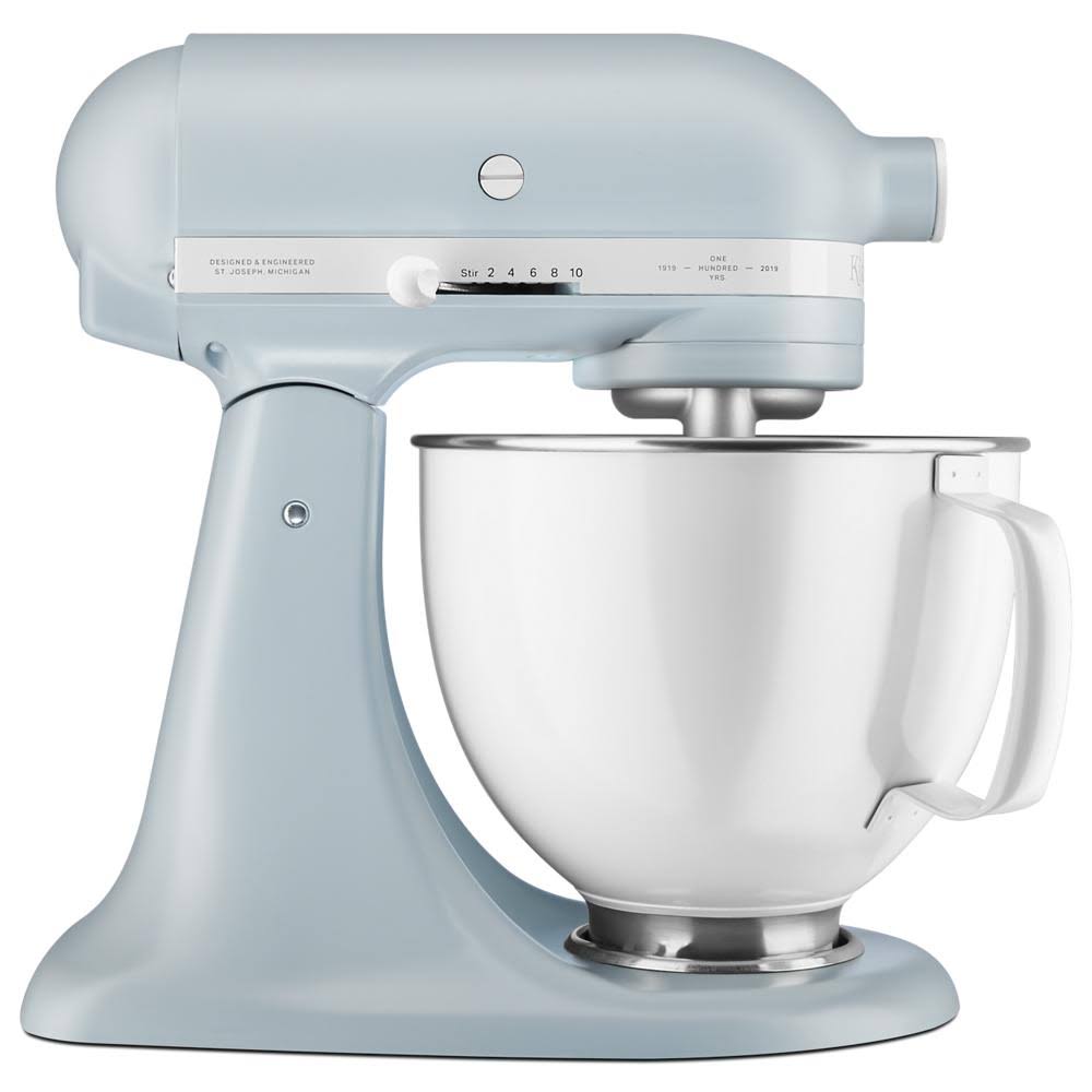 KitchenAid Refurbished 5-Quart Artisan Tilt-Head Stand Mixer | Misty Blue - RRK150MB