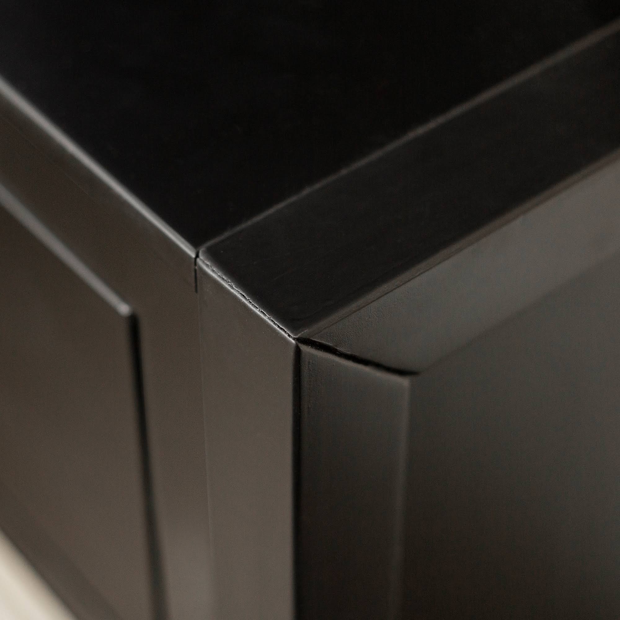 Carson Carrington Modern 1-Drawer Nightstand - Walnut