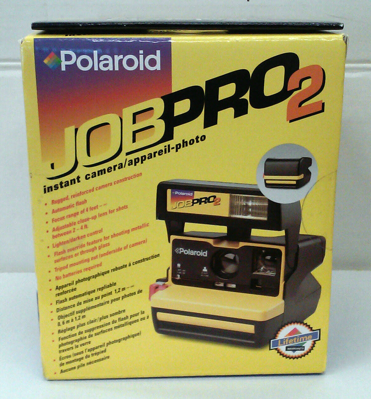 Polaroid JobPro - Instant camera black, yellow