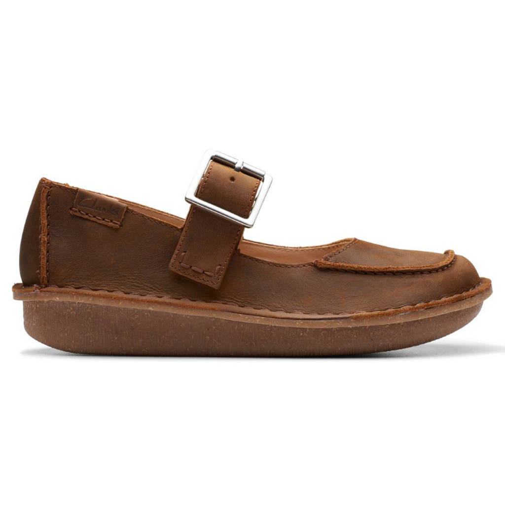 Clarks Funny Bar Leather Women’s Mary Jane Shoes