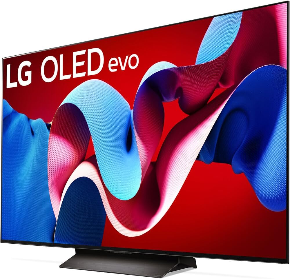 LG OLED55C4PUA 55 Inch Class OLED evo C4 Series Smart TV 4K Processor (2024) Bundle with 2 YR CPS Enhanced Protection Pack - Smart Home Appliances