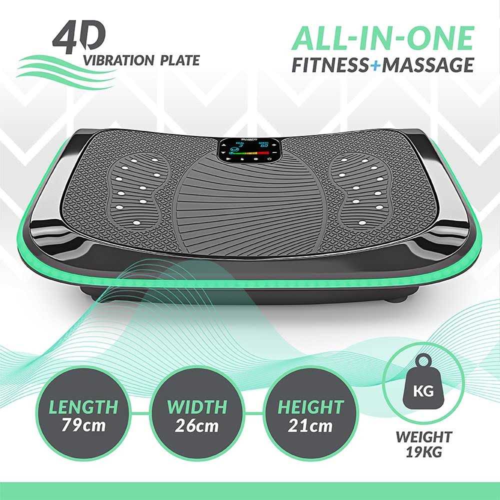 Bluefin Fitness Bluefin 4D Triple Motor Vibration Plate Machine - Sports Supplies Online Store