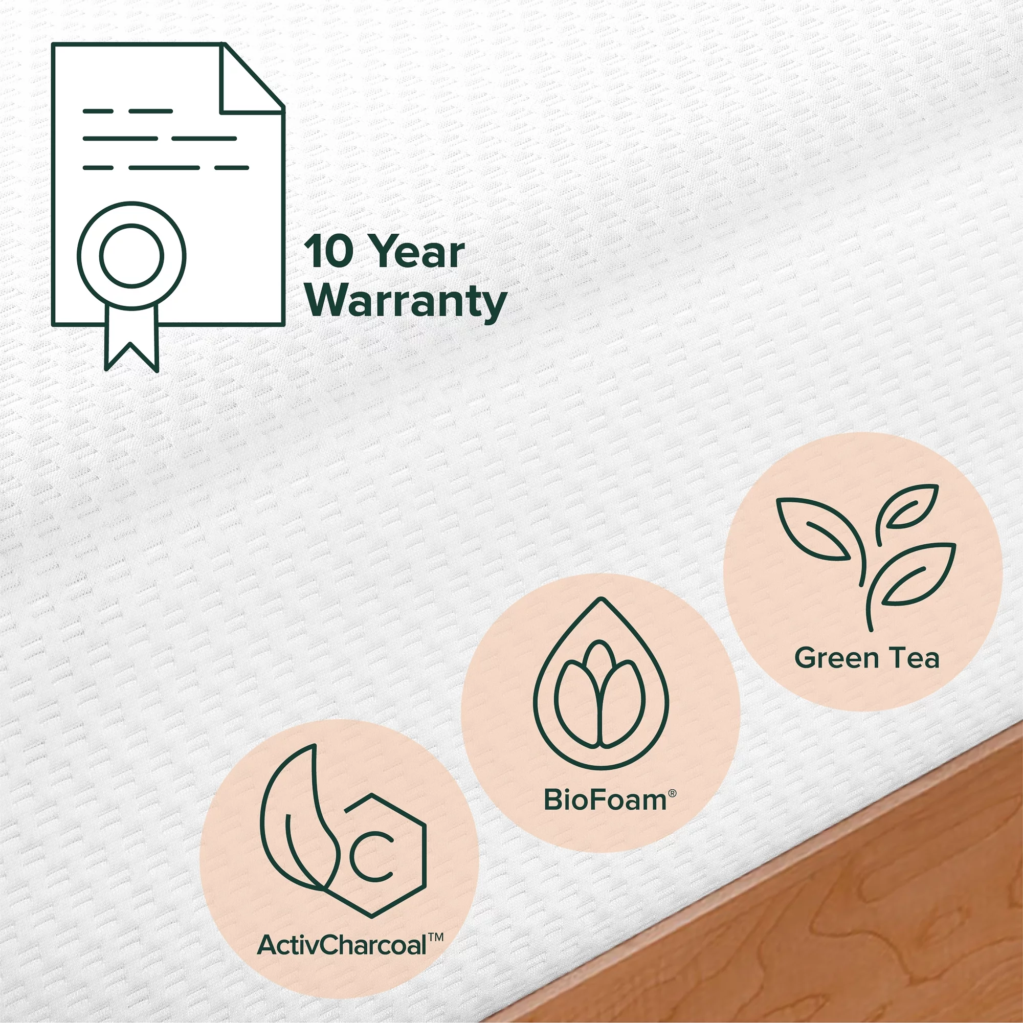 Spa Sensations by Zinus 8" Comfort Memory Foam Mattress, Twin