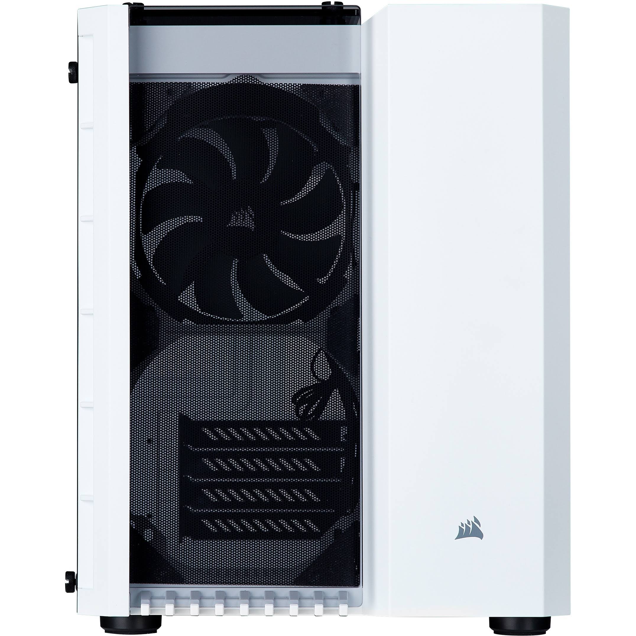Corsair Crystal Series 280X Tempered Glass Micro ATX Case - White