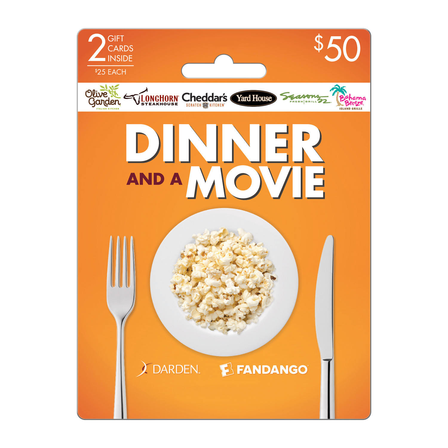 Darden - Dinner u0026 Movie Gift Card Pack - Avayadevconnect