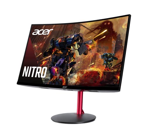 Acer Nitro 27" Full HD 1920 x 1080 1500R Curve PC Gaming Monitor | AMD FreeSync Premium | 165Hz Refresh | 1ms (VRB) | ZeroFrame Design | 1 x Display
