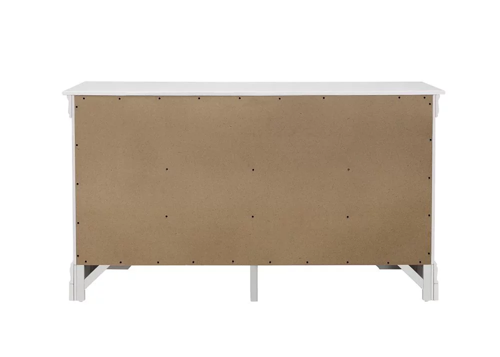 Coaster Louis Philippe Traditional 6-Drawer Wood Dresser in White