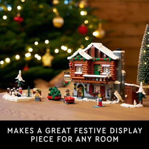 LEGO Icons Alpine Lodge Model Building Set - Collectible DIY Kits for Adults, Ages 18+