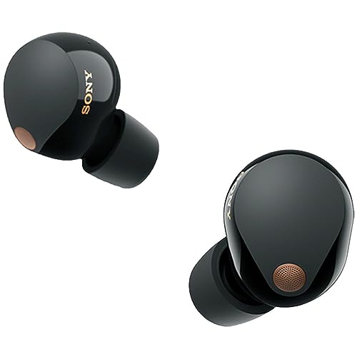 Sony WF-1000XM5 Truly Wireless Bluetooth Noise Canceling Earbuds Headphones with Voice Built in, Black (WF1000XM5/B) + USB Adapter