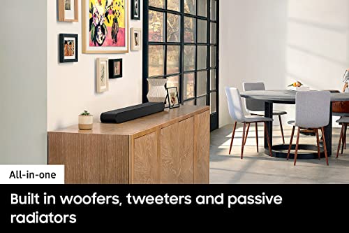 SAMSUNG HW-S50B/ZA 3.0ch All-in-One Soundbar w/Dolby 5.1, DTS Virtual:X, Q Symphony, Built in Center Speaker, Adaptive Sound Lite