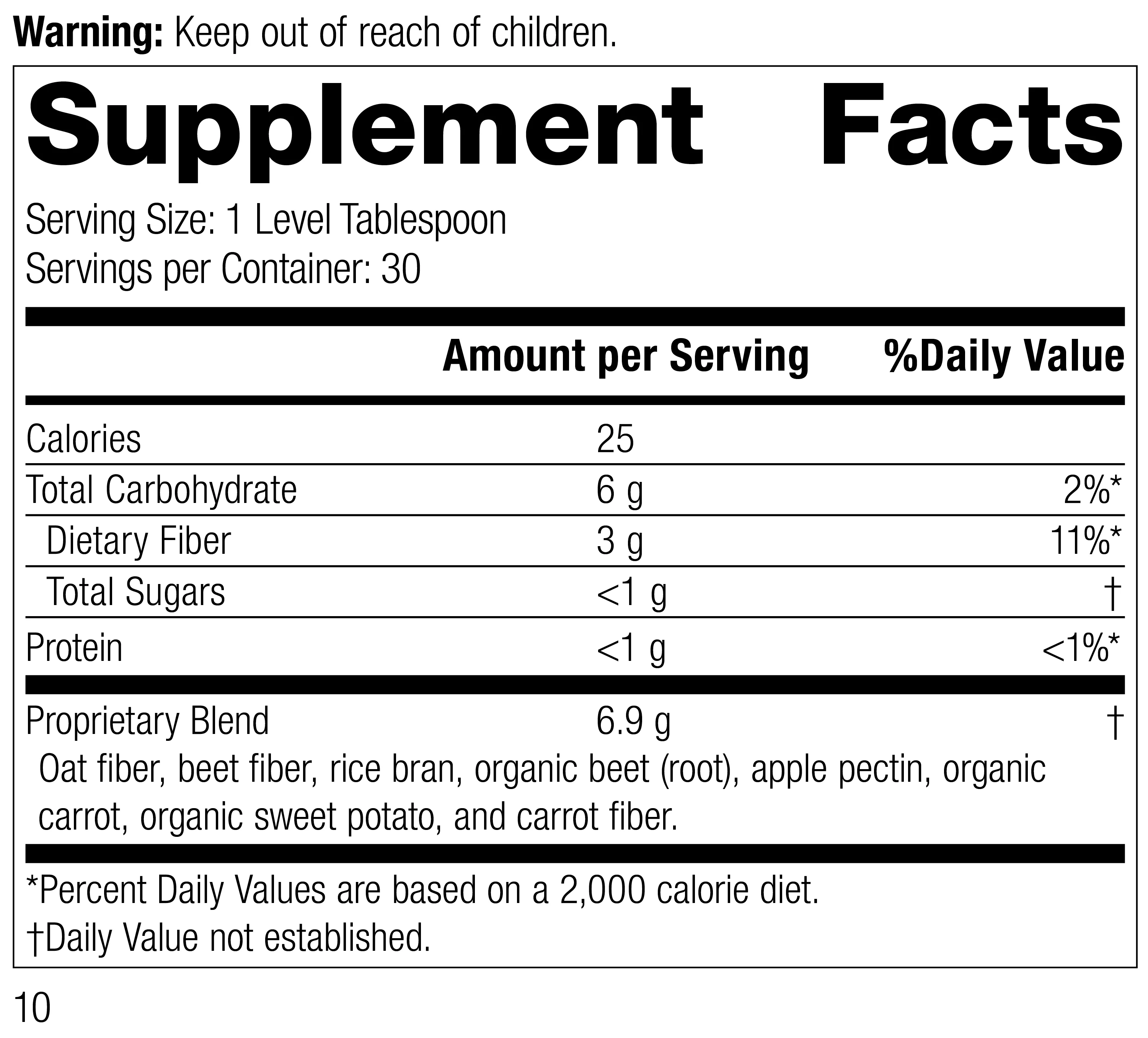Whole Food Fiber, 7 oz (200 g) - Kansas Nuitrition - HNZSDS
