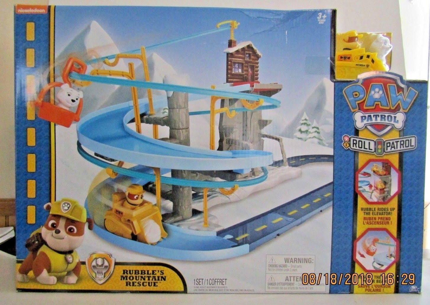Paw Patrol Roll Patrol Rubble S Mountain Rescue Track Set